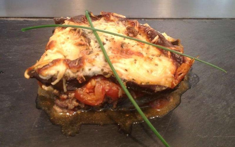 Aubergines façon moussaka light