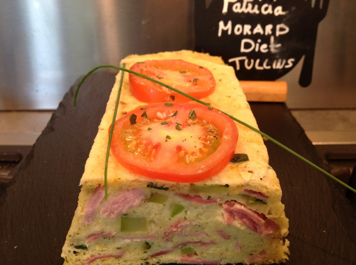 Cake express courgette jambon