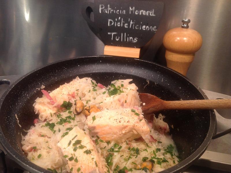 Recette Choucroute terre mer à Tullins