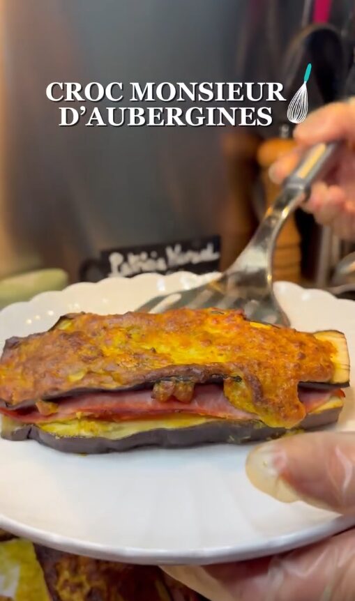 Croque-monsieur d'aubergines
