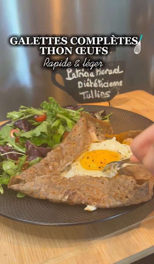 Galettes complètes thon oeufs