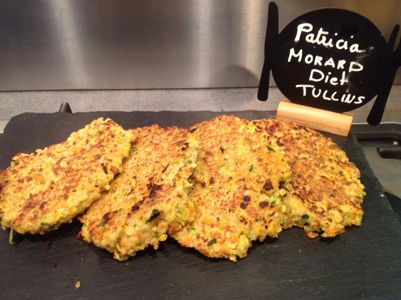 Galettes de céréales aux légumes