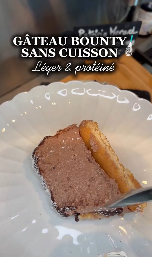 Gâteau Bounty sans cuisson