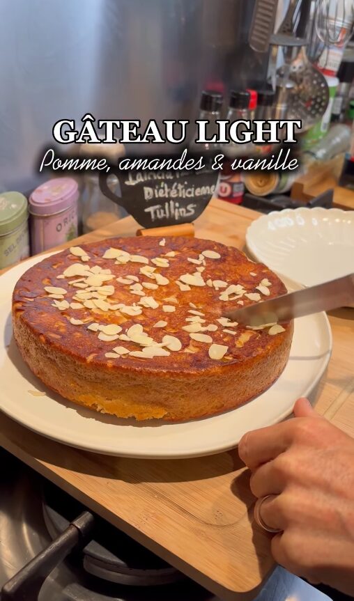 Gâteau pommes, amandes & vanille