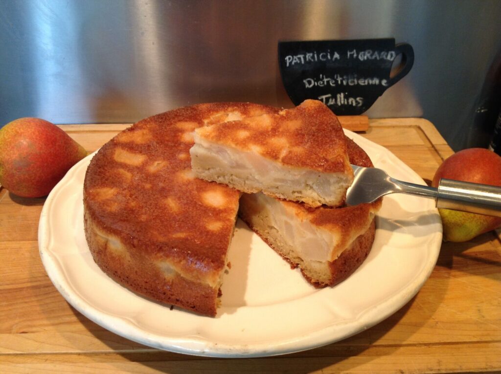 Gâteau yaourt aux poires sans graisse