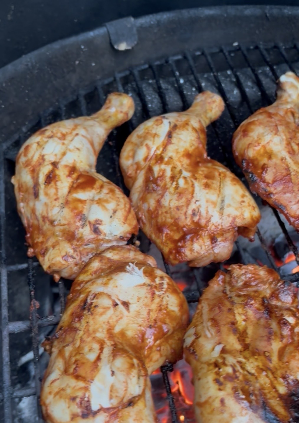 cuisses de poulet marinées façon ribs - Patricia Morard