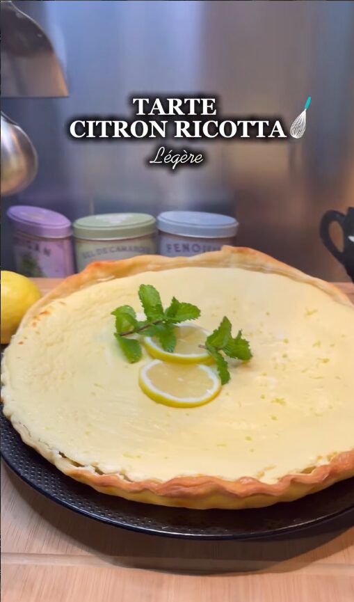 Tarte express citron et ricotta