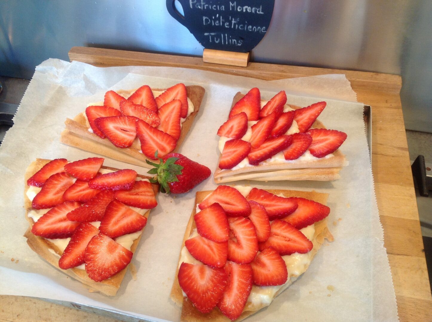 Tartelettes croustillantes aux fraises