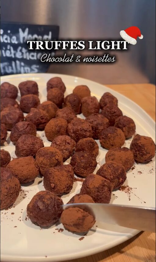 Truffes light choco noisette 