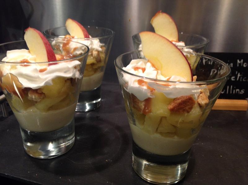 Verrine façon tarte aux pommes