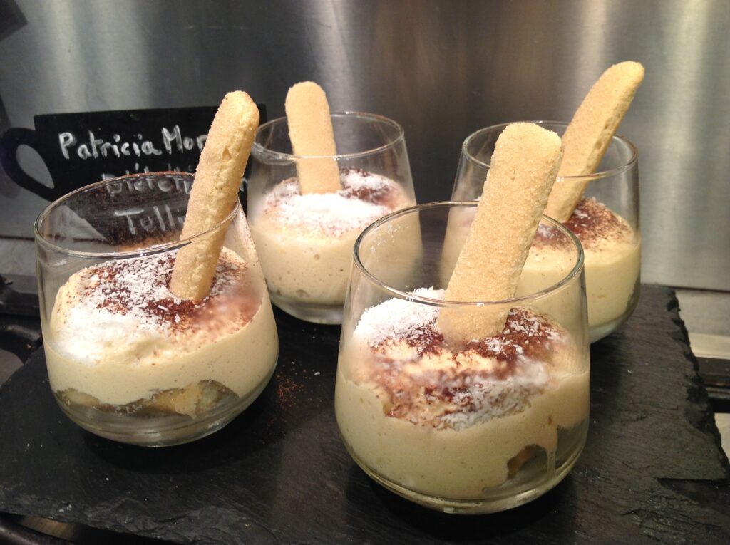 Recette verrines Tiramisu saveur noix de coco Rives