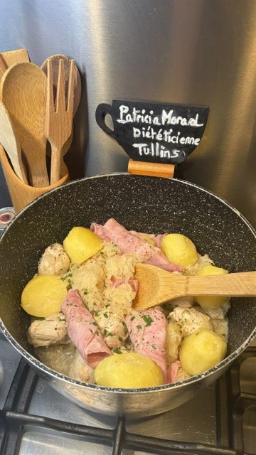 recette de choucroute express et légère au poulet