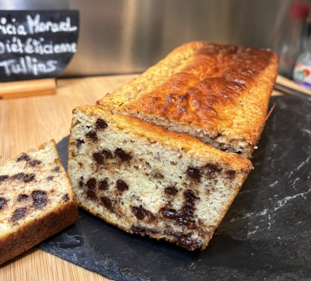 Cake chocolat–noisette