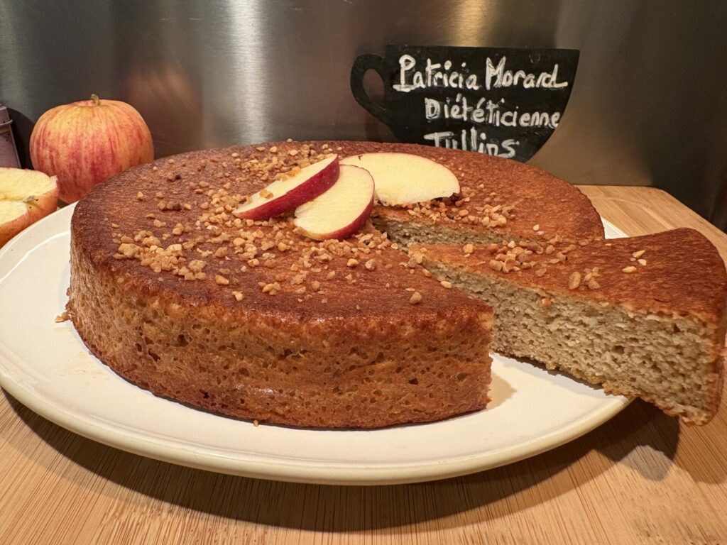Gâteau pommes, amandes & vanille