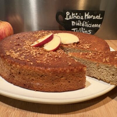 Gâteau pommes, amandes & vanille