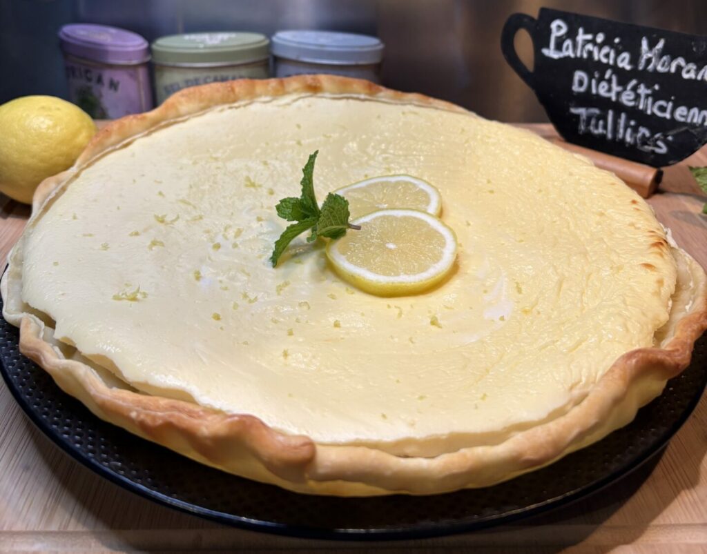 Tarte express citron et ricotta