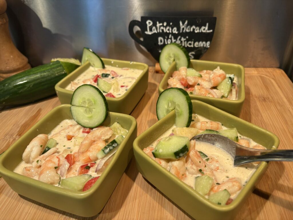 Ceviche crevette, coco et citron vert