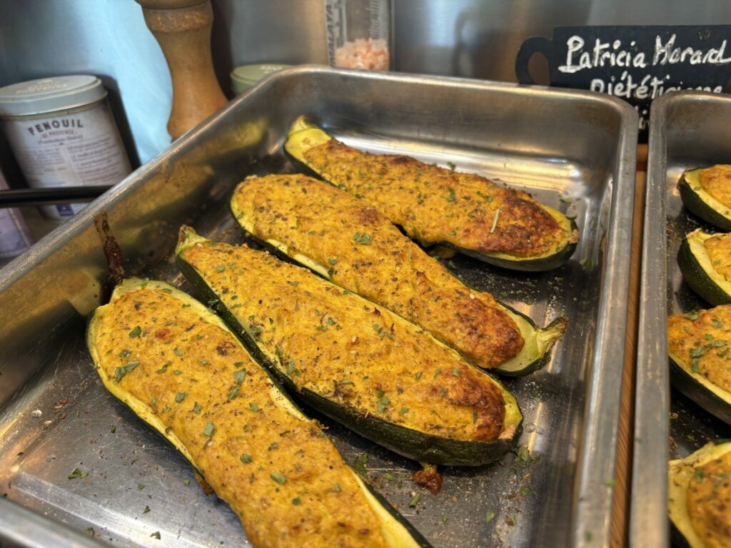 Courgettes farcies au thon