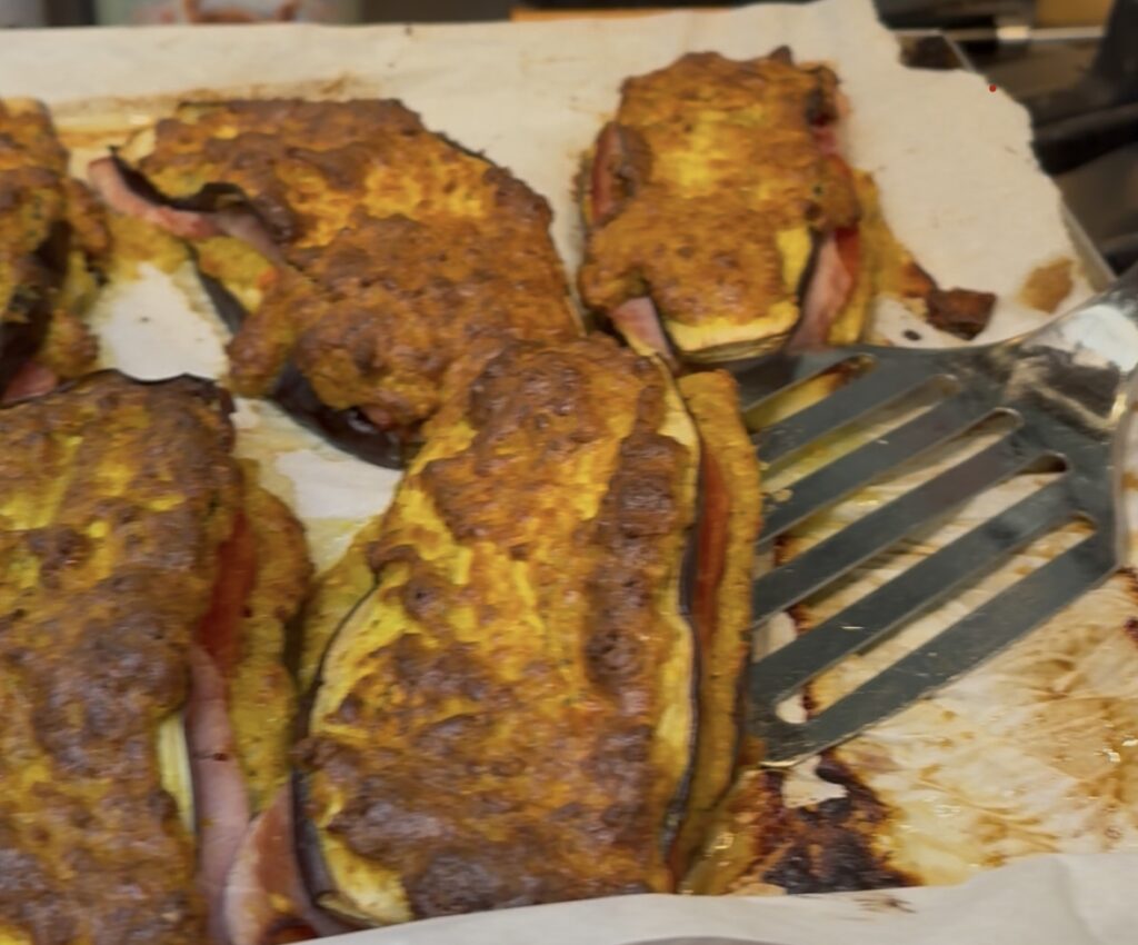 Croque-monsieur d'aubergines