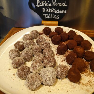 Truffes light choco noisette 
